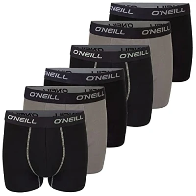 Afbeelding van O&#039;Neill Heren Boxershorts Plain 6 Pack Veelkleurig L