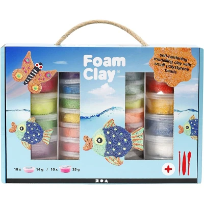 Afbeelding van Creativ company boetseerklei foam clay 28st