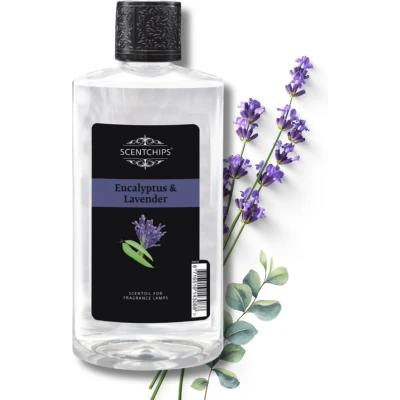 Afbeelding van Scentchips® Eucalyptus &amp; Lavendel Geurolie Voor Aromadiffuser Oliebrander Etherische Olie Essentiele Olien 475ml
