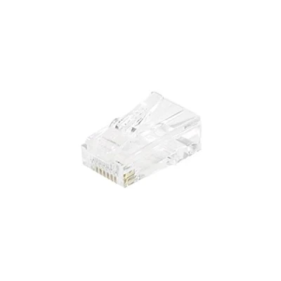 Afbeelding van Exertis Connect RJ45 modulaire plug Cat. 6A, UTP, voor meeraderige ronde kabels, 10 stuks krimpen, Netwerkkabel