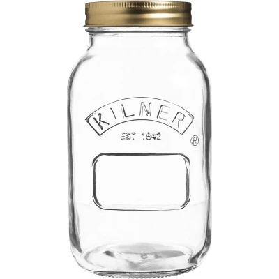Afbeelding van Kilner weckpot met schroefdeksel 1L