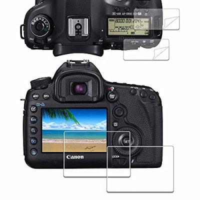 Afbeelding van iDaPro 2 stuks displaybeschermfolie van gehard glas voor Canon EOS 5D Mark IV / III + PET