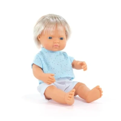 Afbeelding van MINILAND Pop Europese Jongen 38cm.