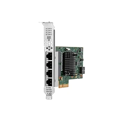Afbeelding van HPE Broadcom BCM5719 Ethernet 4 poorts BASE T Adapter voor (PCI Express 2.0 x4), Netwerkkaarten, Zwart, Zilver