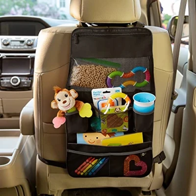 Afbeelding van Brica by Munchkin 2 in 1 beschermhoes voor achterbank en kinderwagen, zwart