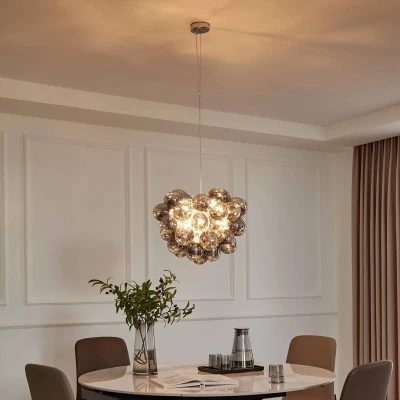 Afbeelding van Lucande hanglamp 8lichts Glas G9 meerkleurig