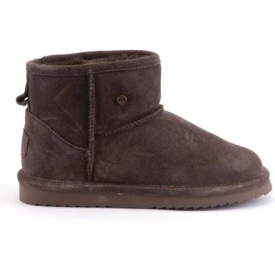 Afbeelding van Warmbat Wallaby Women Suede Boot Dames Laarzen Taupe Maat 37