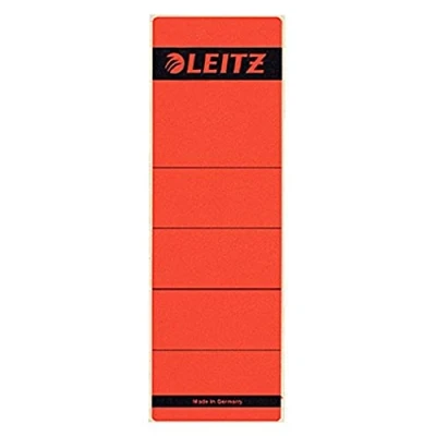 Afbeelding van Rugetiket Leitz breed/kort 62x192mm zelfklevend rood