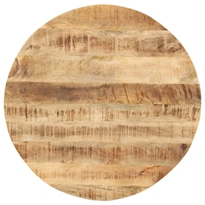 Afbeelding van Tafelblad Rond Massief Mangohout