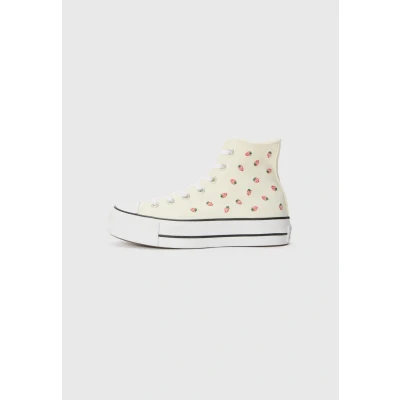 Afbeelding van Converse Chuck Taylor ALL STAR Sneakers hoog, Dames, Maat: 38, Egret/soft red/white Textiel