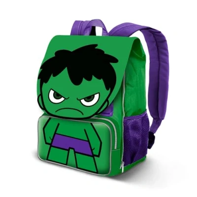 Afbeelding van Karactermania Marvel Groene Hulk EXP Uitbreidbare Rugzak Backpack Boos Groen