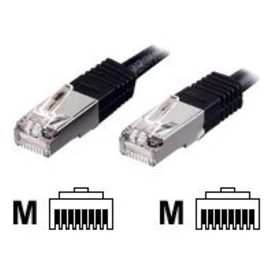 Afbeelding van Equip Crossover patchkabel Cat5e SF/UTP 2xRJ45 polyzak, 1,00 m, zwart