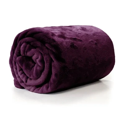 Afbeelding van Unique Living Enzo Plaid 130x180cm Dark Purple