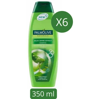 Afbeelding van Palmolive Silky Shine Effect Shampoo 6 x 350 ml