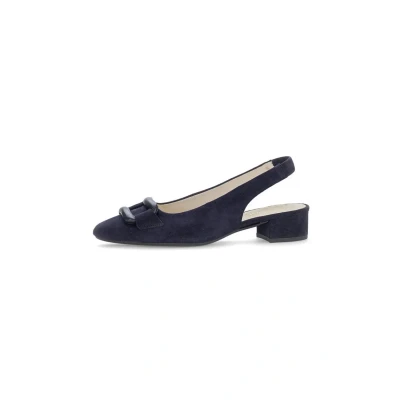 Afbeelding van Gabor Sling Klassieke pumps, Dames, Maat: 38, Blau Leer