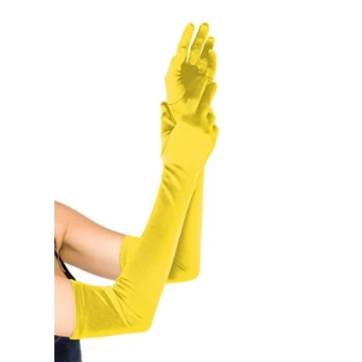Afbeelding van Extra Long Satin Gloves
