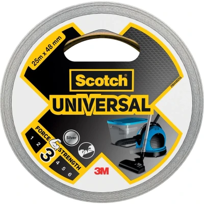 Afbeelding van Scotch ducttape Universal, ft 48 mm x 25 m, zilver