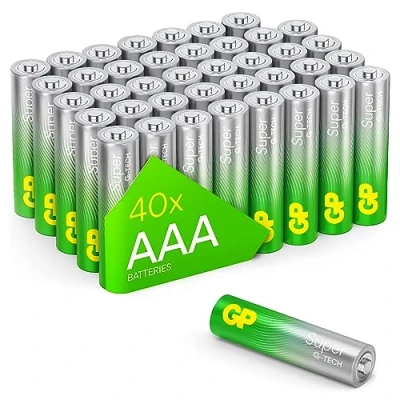 Afbeelding van GP Super AAA batterij (potlood) Alkaline 1.5 V 40 stuk(s)