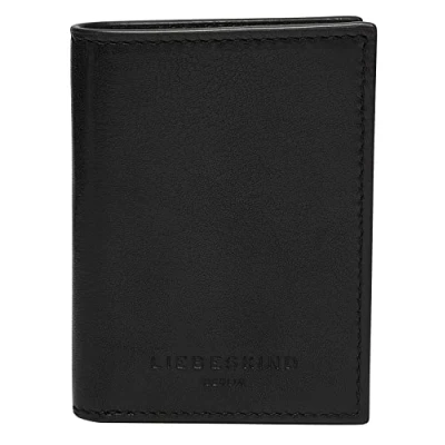 Afbeelding van LIEBESKIND BERLIN Leren Portemonnee Sheep Natural Paris Nino Wallet Black Zwart