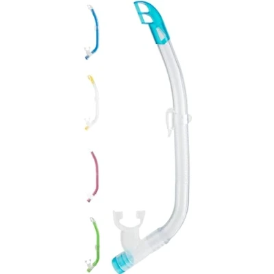 Afbeelding van Cressi Top Snorkel ademslang klein unisex transparant / aquamarijn eenheidsmaat
