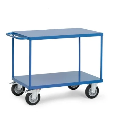 Afbeelding van Fetra 2400B Tafelwagen Staal Poedercoating Laadvermogen (max.): 400 kg Stralend blauw (RAL 5007)