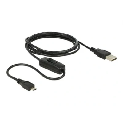 Image de Delock Câble USB Micro de type B (alimentation uniquement) (M) pour 1.5 m noir
