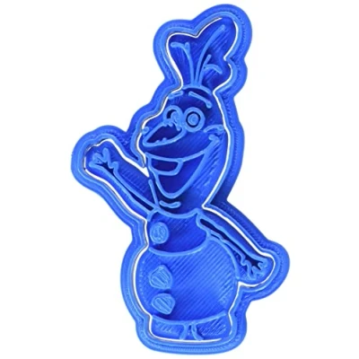 Afbeelding van Cuticuter Olaf Entero Frozen uitsteekvorm, kunststof, 8 x 7 1,5 cm, blauw