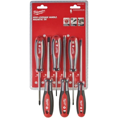 Afbeelding van MILWAUKEE 4932471807 Schroevendraaierset 6 PH1, PH2, SL3, SL4, SL5.5, SL6.5