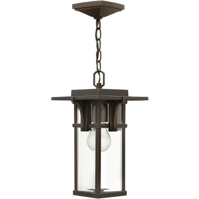 Afbeelding van Hinkley LED Buiten Pendelarmatuur Manhattan 1X E27 Max 60W Dimbaar Oil Rubbed Bronze