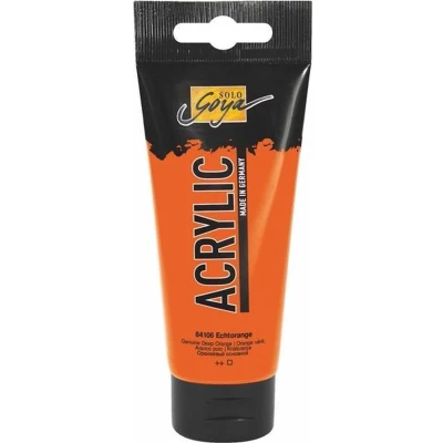 Afbeelding van Solo Goya Genuine Oranje Acrylverf 100ml tube Hoge kwaliteit A merk