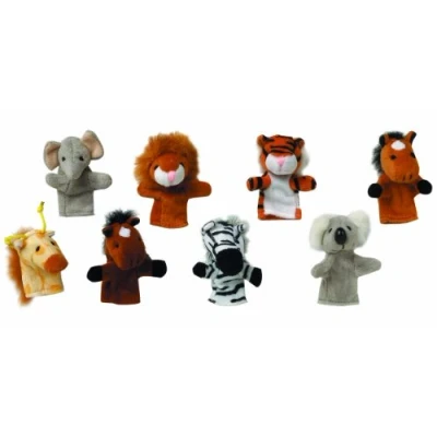 Afbeelding van Goki Vingerpopje Wilde Dieren, set van 8