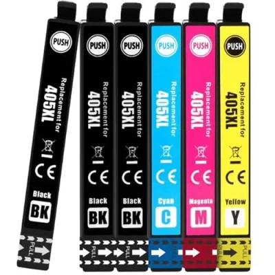 Afbeelding van HL4win 405XL inktcartridge voor Epson 405 XL Workforce Pro WF 3825 3820 7840 4820 4825 4830 7835 7830 WF3825 WF3820 WF788840 38220
