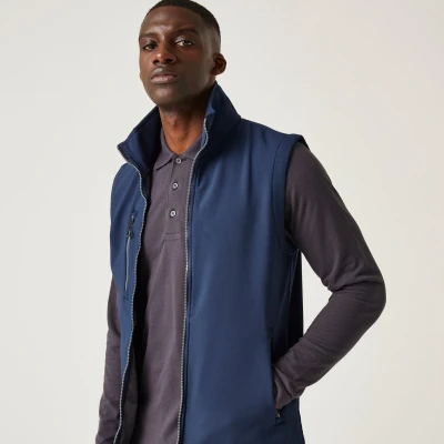 Afbeelding van Regatta Navigate 2 Layer Softshell Bodywarmer RG915 NAVY/SEAL GREY