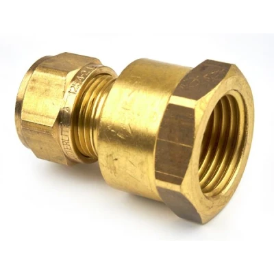 Afbeelding van Kuterlite knelkoppeling 1/2&quot; binnendraad x Ø12 schroefbus. Artikelnr: 089379.4