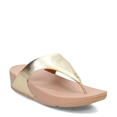 Image de Fitflop Sandales Lulu en cuir femme, Platino, 38 EU