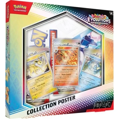 Afbeelding van Pokémon TCG: Scarlet en Violet Poster Collectie Prismatische Evoluties (3 boosters 3 glanzende promokaarten)