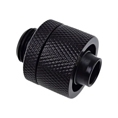 Image de Alphacool Eiszapfen Connector Series Straight Socket 16/10mm Raccord de compression du système refroidissement par liquide noir profond