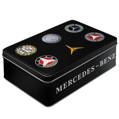 Image de Nostalgic Art Grande boite métallique MERCEDES 23 x 16 7.5 cm