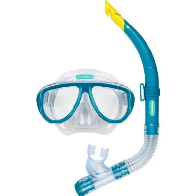Afbeelding van Waimea Duikmasker met Snorkel Volwassenen Blauw Lens Gehard Glas