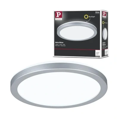 Afbeelding van Paulmann 71004 P Atria Shine 11,2W 4000K 190mm ch mt Ks LED plafondlamp 11.2 W Chroom (mat)