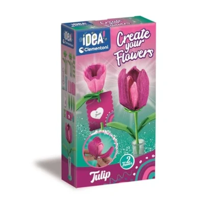 Afbeelding van Clementoni iDea Geurende bloemen maken Tulp vanaf 8 jaar 2 stuks