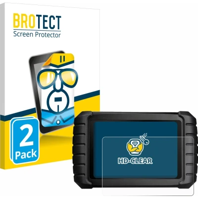 Afbeelding van BROTECT Screenprotector voor iCarsoft CR Max Folie Beschermfolie transparant (2 Stuks)