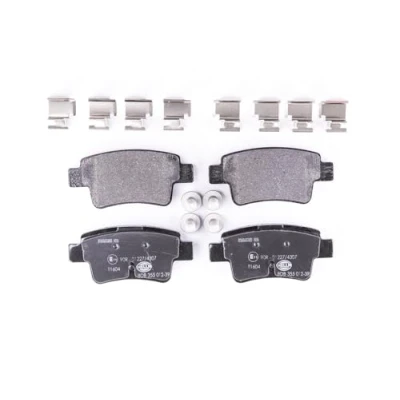 Afbeelding van HELLA 8DB 355 012 391 Remblokkenset Niet geschikt voor slijtage waarschuwingscontact Met remzadelschroef toebehoren FIAT: Punto Evo Hatchback