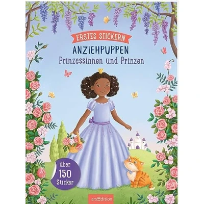 Afbeelding van Erstes Stickern Anziehpuppen Prinzessinnen und Prinzen: Über 150 Sticker Stickerheft für Kinder ab 3 Jahren