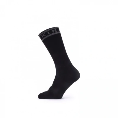 Afbeelding van Sealskinz Scoulton waterdichte sokken Black/Grey Unisex maat XL