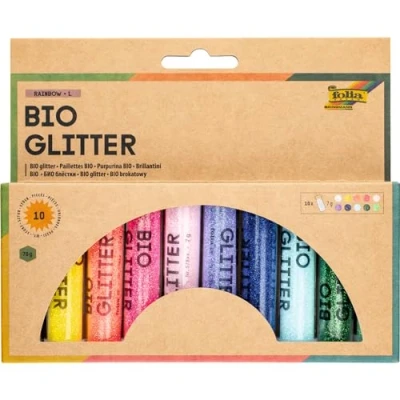 Afbeelding van Folia Bio glitterset Rainbow L