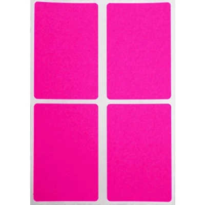 Afbeelding van Royal Green vierkante stickers, 75 x 50 mm, 60 stuks