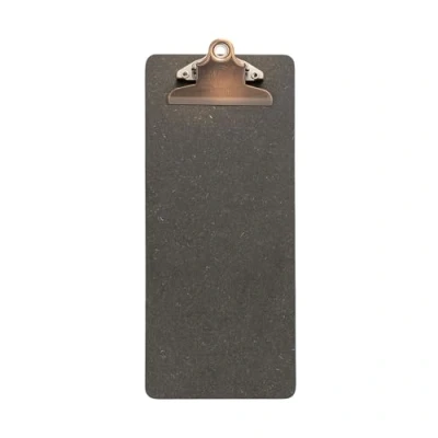 Afbeelding van Klembord rekeninghouder, Bruin met Bronzen klem, Securit