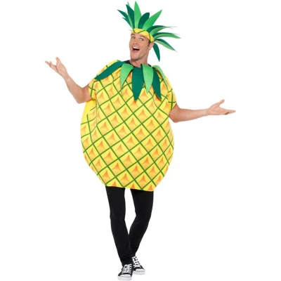 Afbeelding van Geel en groen ananas kostuum voor Volwassenen kostuums