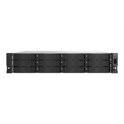 Image de QNAP TS H1277AXU RP Serveur NAS 12 Baies rack montable SATA 6Gb/s RAID 0, 1, 5, 6, 10, 50, 60, JBOD RAM 16 Go 2.5 Gigabit Ethernet / 10 iSCSI support 2U